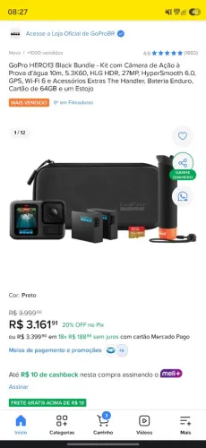 Go Pro Hero 13 Black Bundle