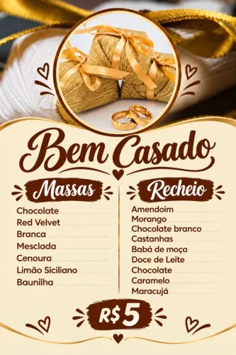 ? BEM-CASADOS DELICIOSOS - O TOQUE DOCE QUE ENCANTA! ?