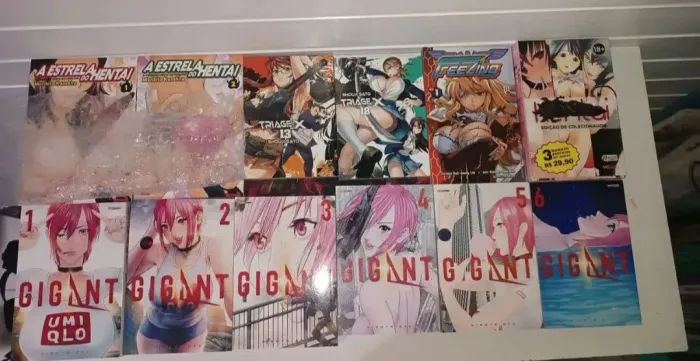 Lote mangás ecchi