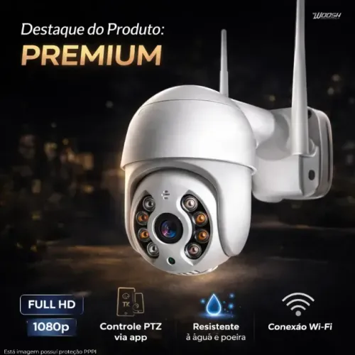 Câmera De Segurança Wifi Externa Mini Dome FHD Infravermelho IP66 (LEIA A DESCRIÇÃO)