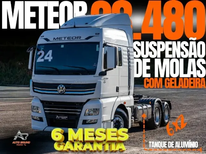 Meteor 28.480 6x2 com Geladeira - Automático + Extremamente Conservado + 6 Meses Garantia