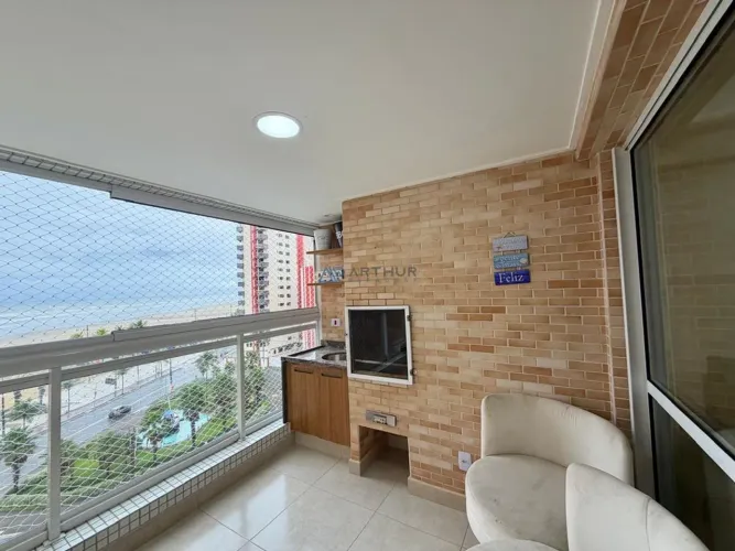 Apartamento à venda em Praia Grande na Guilhermina, 3 quartos, 1 suíte, 2 vagas