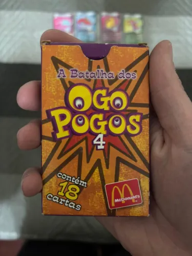 Jogo A Batalha dos Ogo Pogos 4 - McDonald's 2003 (Completo 18 Cartas + Caixinha)