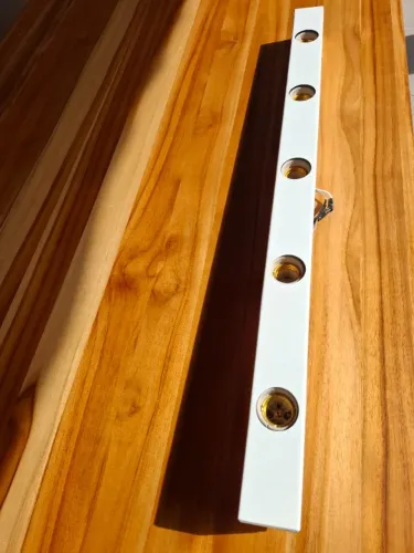 Arandela Luminária Camarim com 5 soquetes E27 80cm