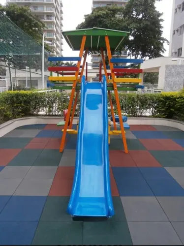Piso de Borracha Placas Para Playground