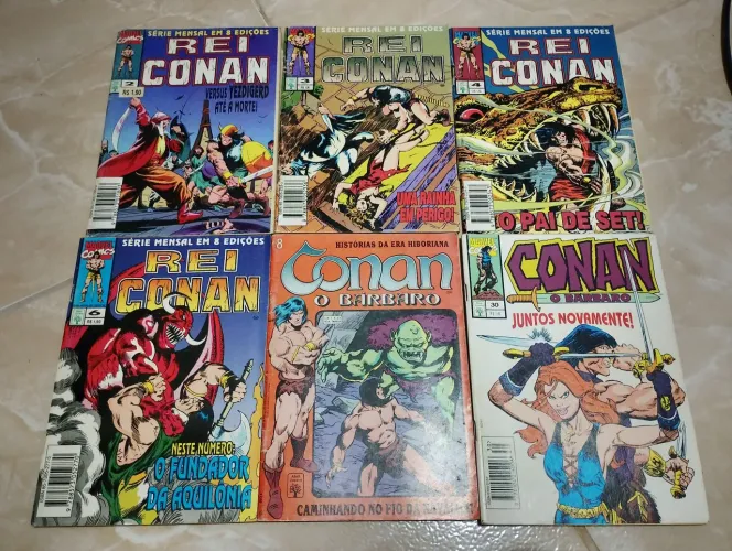 Lote revistas Conan Editora Abril Jovem