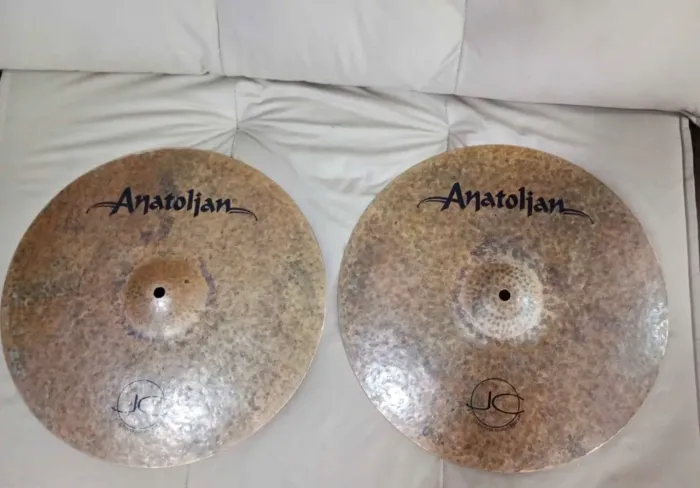 Pratos Batera Anatolian 15" Chocolate Hi-Hat