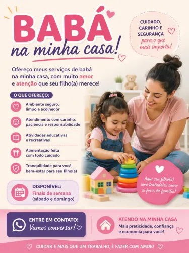 Babá final de semana