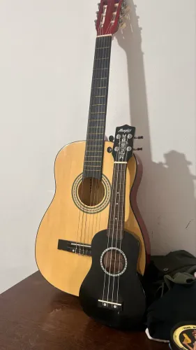 Kit Violão Acústico e Ukulelê