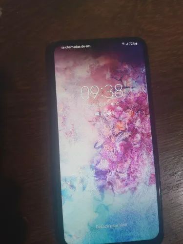 Samsung a10//, com defeito do about blanc