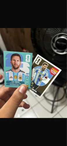 Figurinha messi ouro