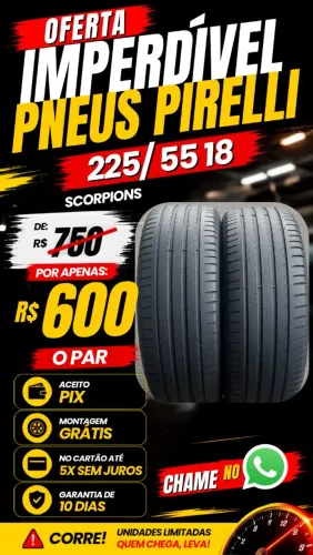 PNEUS 225 55 18