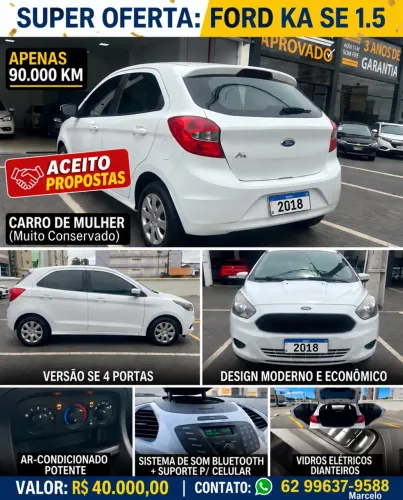 Ford KA 1.5 16V Flex 5P 2018