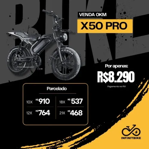 X50 PRO - BICICLETA ELÉTRICA