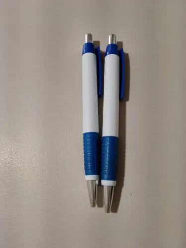 Kit 2 canetas azuis
