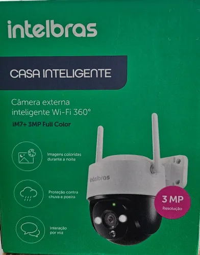 Camera externa Intelbras wi-fi 360°