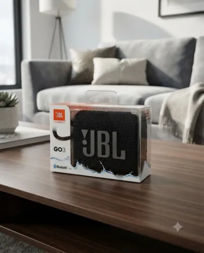 Caixa bluetooth JBL - GO3 preta mini - alto falante potente