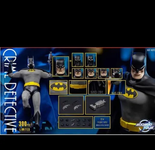 Batman SoosooToys Batman Crime Detective SST-072 1/6 DC tipo hot Toys