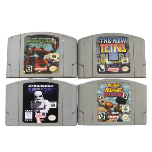 Fitas Nacionais Playtronic Nintendo 64 - 4 unidades 