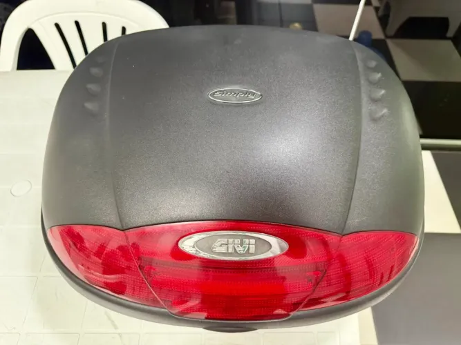 Baú Bauleto Moto Givi Monolock Com Base 45L