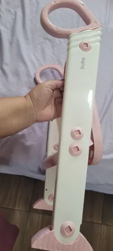 Assento infantil redutor com escada- Buba Rosa
