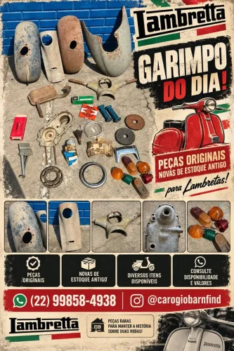 Peças Lambretta Novas Estoque Antigo