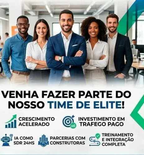 VAGA PARA CORRETOR DE IMÓVEIS
