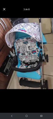 carrinho de bebê+ bebê conforto+ kit berço+ canguru