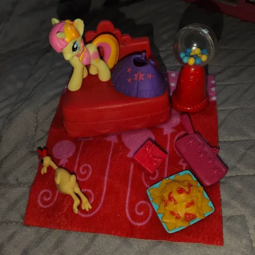 Lotinho MLP - Apple Jack friendship games completa, acessórios Equestria Girls mini