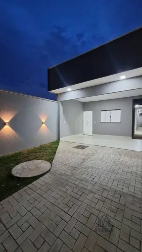 Casa à Venda no Recanto das Garças, Goiânia  3 Quartos, Suíte e Entrada Ze