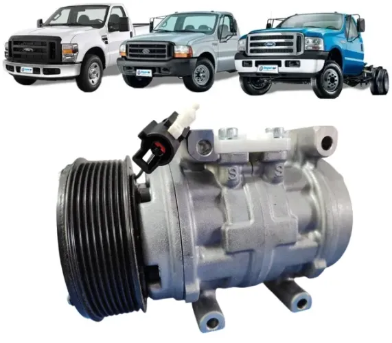 Compressor 10p15 Ford F250 F350 F4000 Polia 8pk 120mm 12v COD. RC.600.135 IMP7004 AT101098