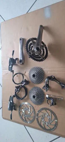 Grupo Xtr 3x9v completo