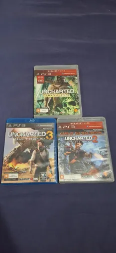 Vendo trilogia Uncharted para PS3.