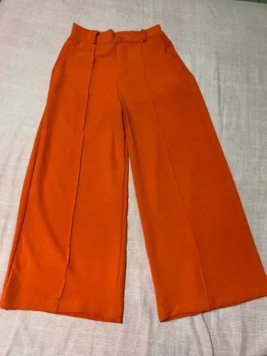 Calça pantalona duna laranja