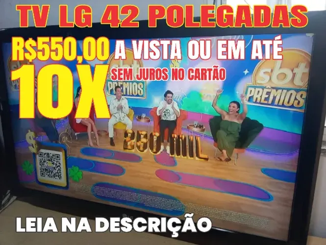 Tv LG 42 polegadas, parcelamos em até 10 VEZES sem juros