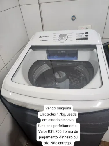 Máquina de lavar Electrolux 17kg