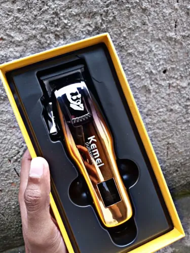 Máquina de corta cabelo profissional kemei