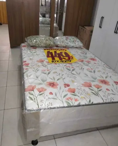 Cama box casal entrega imediata 
