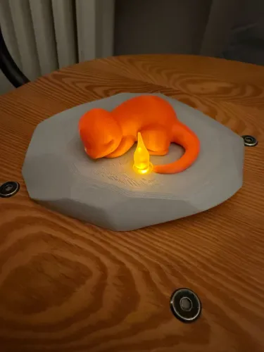 Luminária charmander
