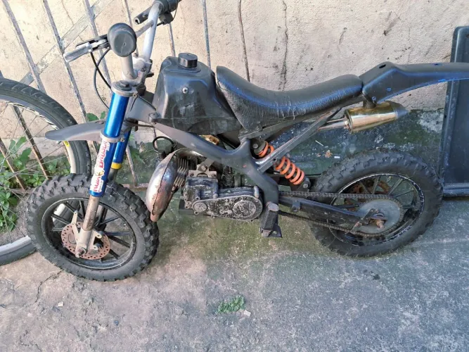 Mini moto Cross 49cc ac troca