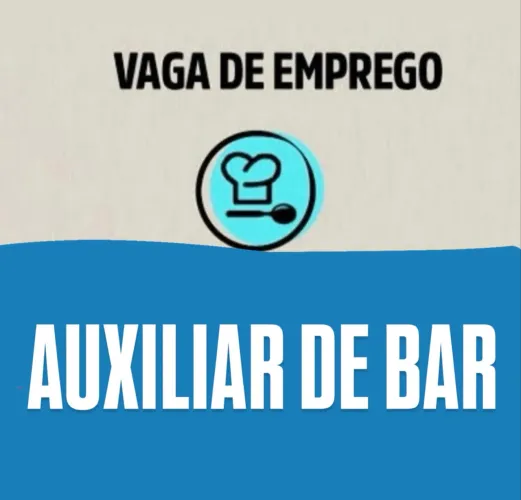 Buffet infantil na Aldeota contrata Auxiliar de Bar - 15:00 as 23:20 - Carteira Assinada