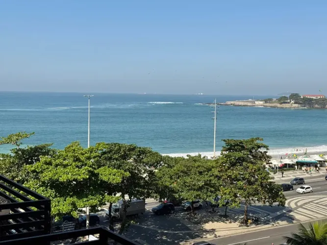 Conjugado Exclusivo no Posto 6 de Copacabana Andar Alto com Vista para o Mar Se você pro