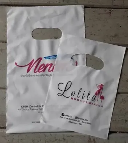 Sacolas personalizadas. 500 unidades  20x30 cm 