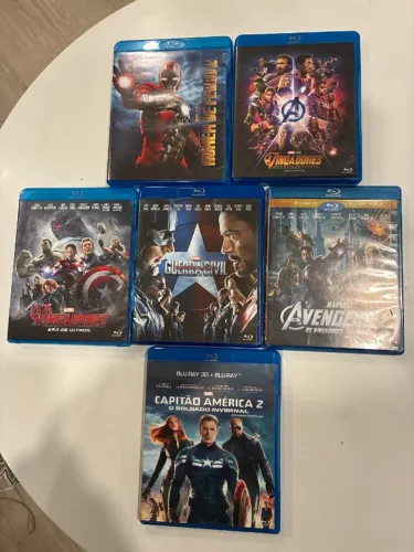 Pack de Bluray de Marvel - Originais, de Colecionador, Perfeito Estado - Vingadores
