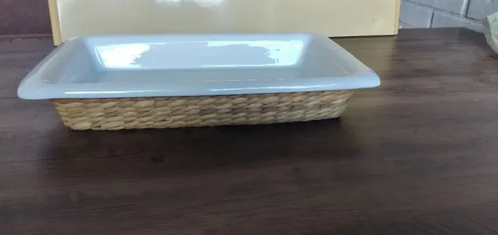 Travessa em Porcelana para micro-ondas