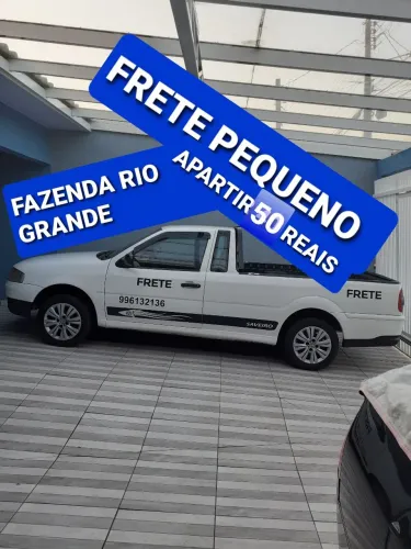FRETE PEQUENO APARTIR 50 REAIS FAZENDA RIO GRANDE 