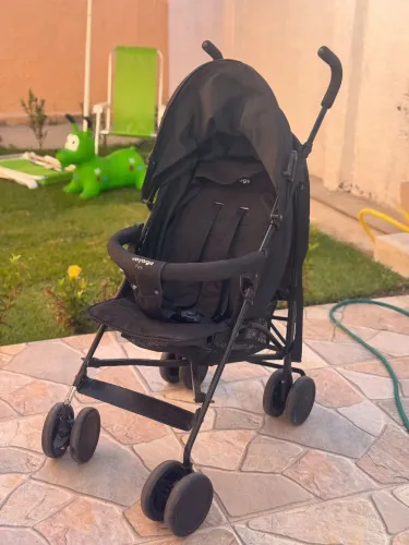 Carrinho de Bebê Voyage Park Reclinável Preto