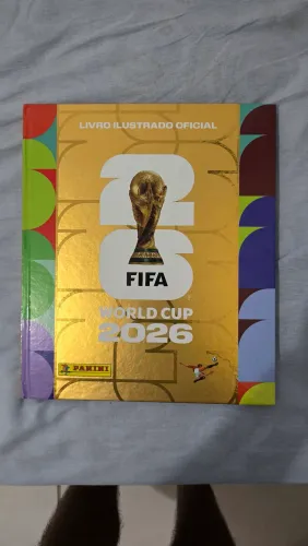 Álbum copa do mundo 2026 - Capa Dura Dourado