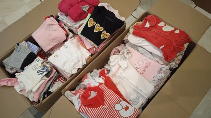 Lotão de roupinhas de bebê menina RN P M G dia a dia do bebê tudo bem limpinho e cuidado.