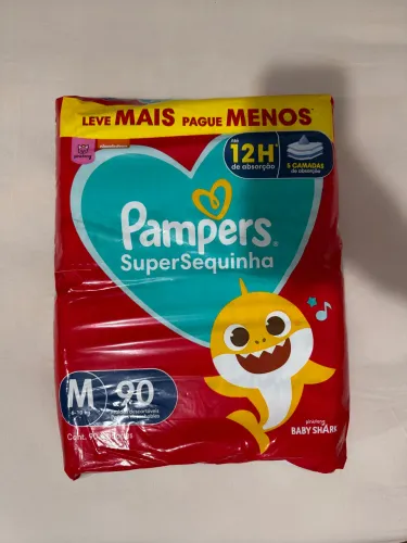 FRALDA PAMPERS - M